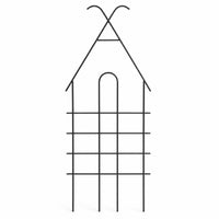 Iron Plant Trellis Outdoor Climbing Plant Trellis Grid-Style for Balcony