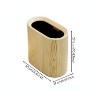 Trash Can Space-Saving Design Narrow Garbage Bin Wastebasket for Office