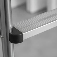 Three-Rung Pool Ladder Stainless Steel Pool Ladder with Handrails Bolt-down for Homeowners, Builders, Swimming Pools, Villas