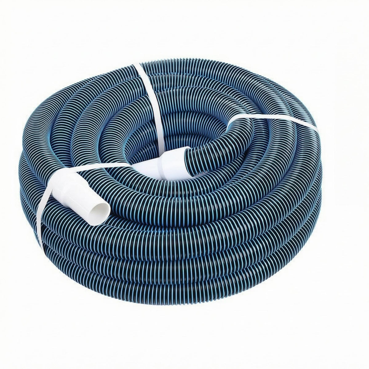 Flexible Pool Vacuum Hose Connector Ends Pool Cleaner Hose Easy to Connect Ribbed Coiled Tube Long-Lasting