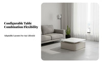 Minimalist Design 2-Tier Rotating Coffee Table rotate Top Rotating two-leveltwo-two-level Table Space-Saving Living Room Furniture Modern and design for Small Apartment Dwellers, homeowners, Adults, Lounge Area, Office
