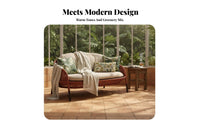Rattan Design 4-Piece Woven Sofa Set and Water Resistant Outdoor Furnishing All-Weather Conversation Group Handwoven Design for Families, Homeowners, Entertainers, Sunroom, Balcony, Garden, supportyard