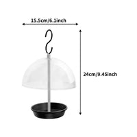 Hanging Bird Feeder Easy to Clean Dome Bird Feeder Weatherproof for Outdoor