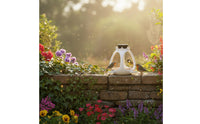 Solar Hanging Bird Feeder Waterproof Crown Bird Feeder Light Sensing for Patio