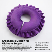 Massage Table Face Cradle Pad Prone Pillow, Thickened Face Cradle with Double Zipper, Massage Headre - Image 10