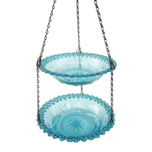 Bird Feeder with Bath Secure Bird Bath with Feeder Tray for Backyard, Balcony