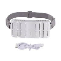Handsunrestricted Waist Fan with Strap Wearable Belt Fan with Rechargeable Battery Portable Brushless for Outdoor Workers, Commuters, Cyclists, Travel, Cycling