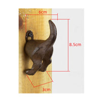 Cast Iron Tail Hook Sturdy Dog Tail Hook Strong for Porch