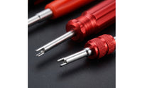 6 Pieces Tire  Core Removal Tool Metal Tire  Core Remover Slotted for Mechanics, Home Mechanics, Garage, Workshop, Roadside Emergency