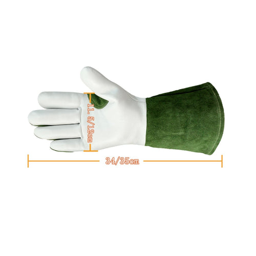 Cowhide Work Gloves Wear-Resistant Leather Work Gloves Cut-Resistant