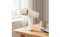 Foldable Handheld Steamer Portable Steamer with Stainless Steel Panel Compact Steam Iron 1000W for Apartment