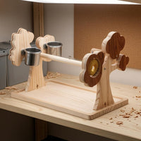 Bird Stand with Cups billowyShaped Tree Bird Stand