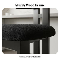 Low-Back Upholstered Chair Comfortable Household Furniture Long-Lasting