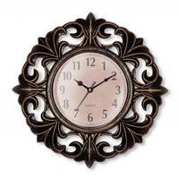 Ornate Wall Clock Round Openwork Wall Clock Analog