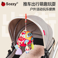 Sozzy Vehicle Pull String Toy for Baby Crib, Stroller, and Car
