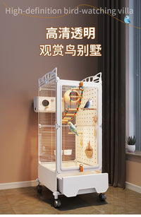 鸟笼鹦鹉笼子大号家用防溅围挡虎皮鹦鹉玄凤小太阳豪华鸟别墅