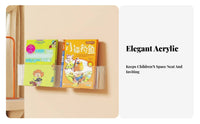 wall-mount surface-mounted Picture Book Rack toolno-drill installation wall-mount surface Shelf Easy to Install