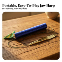 Jew's Harp Easy to Learn Folk Instrument Portable for Travel, Meditation, Adults