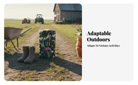 Strappable Farming Stool Sturdy Wearable Work Stool Washable Cover for Seniors