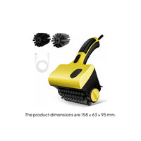 Wireless BBQ Cleaner Cordless Handheld Power Scrubber IPX7 Waterproof