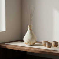 Flower Vase New Chinese Style Decorative Vase Earthy Home Decor for Guesthouse