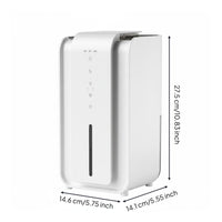 Electric Dehumidifier Modern Finish Indoor Appliance Touch Controls
