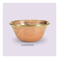 7 Pieces Water Offering Bowl Embossed Floral Pattern Buddhist Offering Bowl