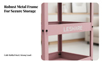 3-Tier Rolling Organizer Multi-Purpose 3-Tier Rolling Shelf Space-Saving