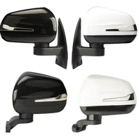 Universal Convex Rearview Mirror for Electric Four-Wheelers (White, Right Side)