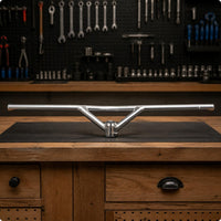 Aluminum Alloy Handlebar Easy to Install Riser Bike Bar Non-Slip for City Riding