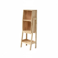 Nordic design 5-Tier Ladder Shelf Minimalist Design shelving unit Space-Saving shelving unit Multi-Functional for Children, Apartment Dwellers, Home Office Workers, Living Room, Bedroom