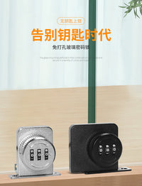 玻璃柜锁商场展示柜门锁单门橱窗锁柜台双开锁玻璃柜门对开密码锁