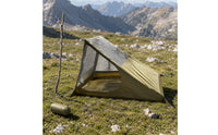Single-Person Mesh Inner Tent No Poles Triangular Mesh Tent Compact Outdoor Gear for Camping