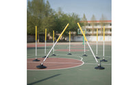 Freestanding Agility Poles with Rubber Base Stable Agility Pole with Foam Cover All-Surface Training Pole with Rubber Base Heavy-Duty for Athletes, Basketball Dribbling