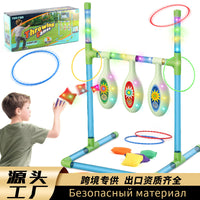 Children's Light-Up Toss Game Set with Beanbags and Rings