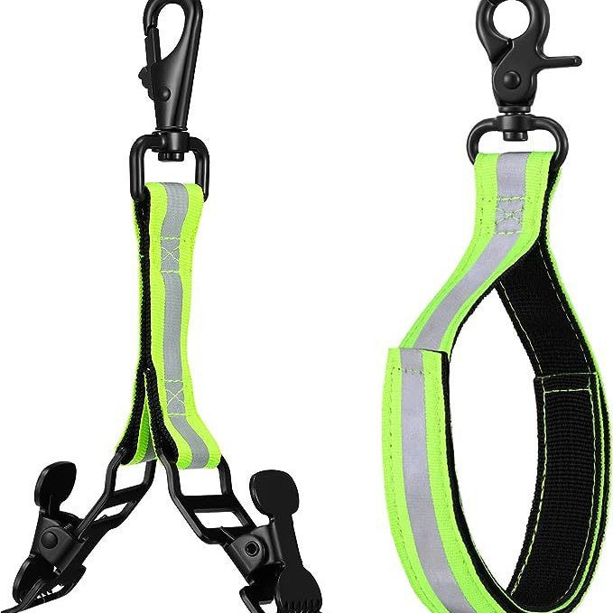 Firefighter Glove Strap with Double Clips