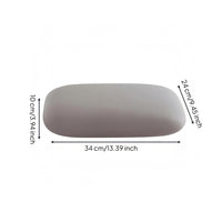 Slow Rebound Memory Foam Bed Pillow Rounded Corners Rest Pillow Pressure Relief Sleep Support Medium Soft