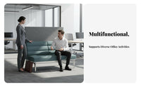 Acompanyustic Booth Chair Enclosed Design Highrear Sofa Companynfigurable Minimalist Design for Office Workers, Lobby, Lounge