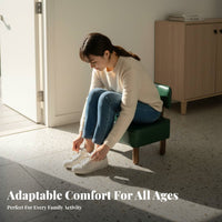Padded Floor Chair with Backrest Back Support Low Stool Multi-Purpose for Adults