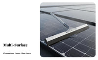 Multipurpose Solar Panel Washing Kit Non-Scratch Bristles Extendable Solar Panel Cleaning Kit Lightweight Aluminum Alloy Water Fed Pole Brush Rust-Proof for Professional Cleaners, Homeowners, Maintenance Personnel, Rooftops, Building Facades, House Siding