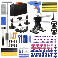 114 Pieces Dent Puller Kit Suction Cups Paintless Dent Repair Kit Easy to Use