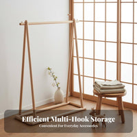 children's Clothes Tree Kid-Safe Design Self-Supportingstanding child's Coat Rack Easy Assembly Stable Base for Bedroom