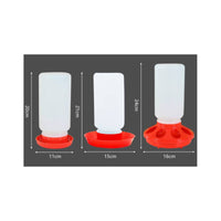 Chick Feeder and Waterer Set Sturdy Quail Chick Feeder Even Surface
