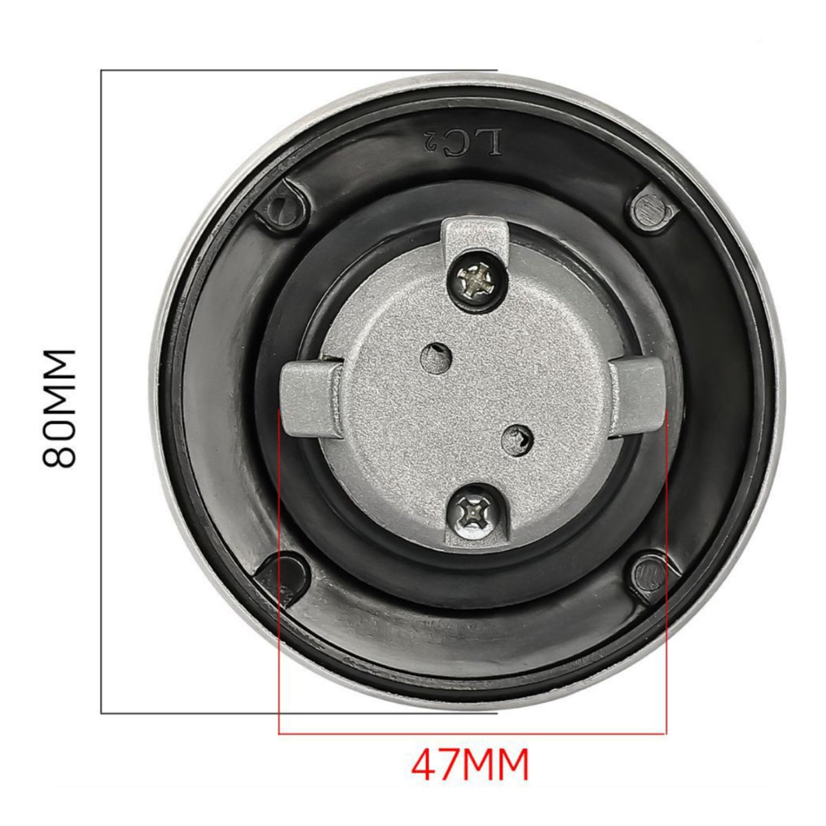 Tight Seal Motorcycle Gas Cap with Keys Locking Fuel Reservoir Cap