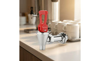 Polished Hot-Water Dispenser Faucet Long-Lasting Dispenser Tap with Lever Handle Compact Water Spigot Reusable for Beverage Dispensers