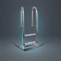 Stainless Steel Pool Ladder Anti-Slip Pool Ladder with Handrails Rust Resistant for Homeowners