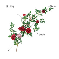 Artificial Rose Vine Natural-Looking Floral Stem Long-Lasting