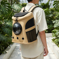 Transparent Cat Carrier Backpack Travel Friendly Foldable Cat Backpack Carrier Lightweight for Animal Doctor Visits