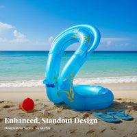 Thickened Material Underarm Swim Buoyancy Aid Leak-Proof Anti-Rollover Swim Float for Babies, Toddlers, Beach