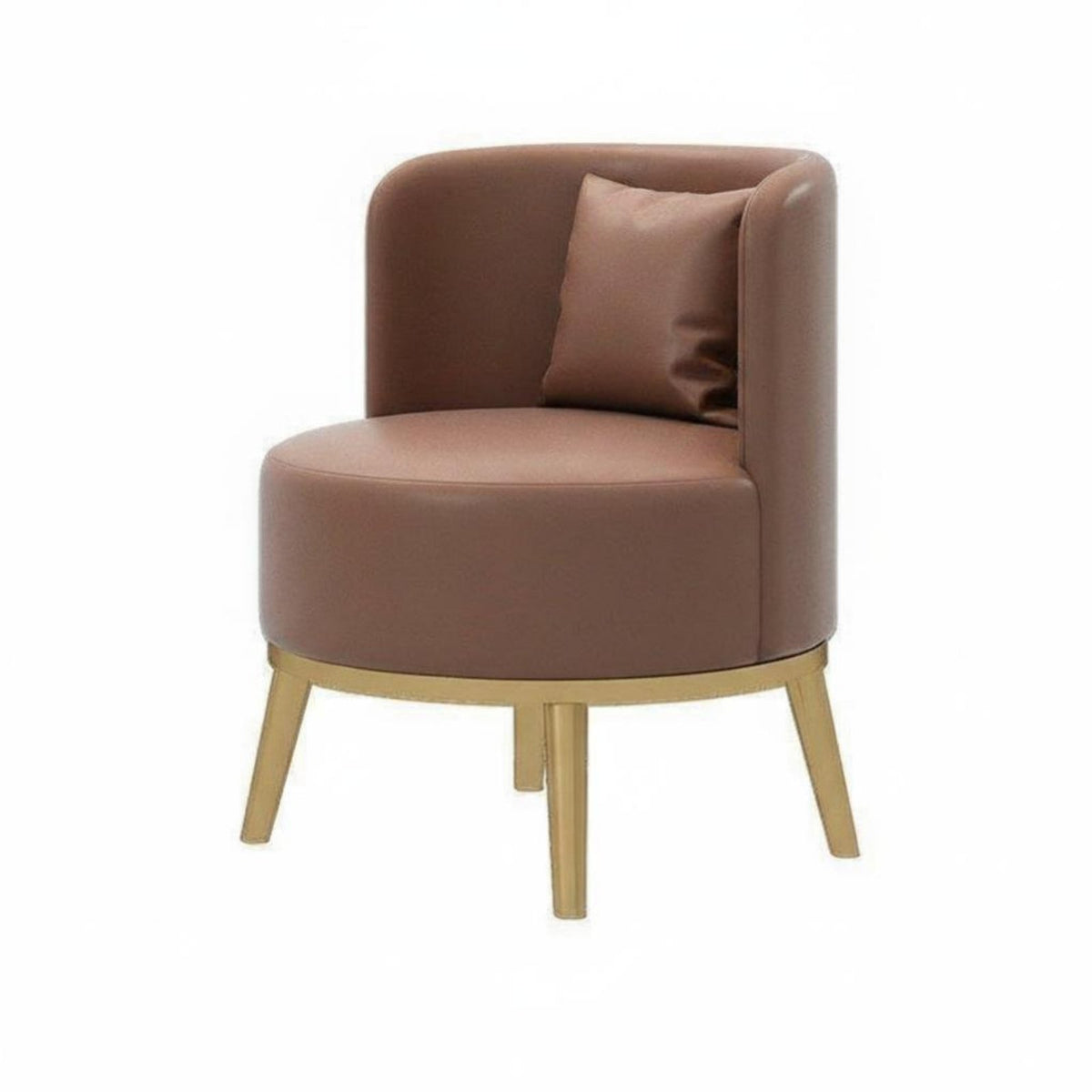 Upholstered Barrel Chair Modern Design Lounge Seat Highresilient Padding Ergonomic Ergonomic for Adults, Readers, Cafe, Office